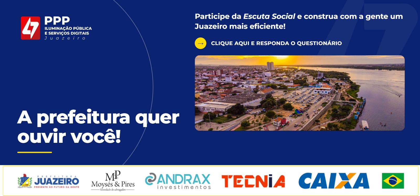 Escuta social da PPP de Iluminação Pública e Serviços Digitais de Juazeiro